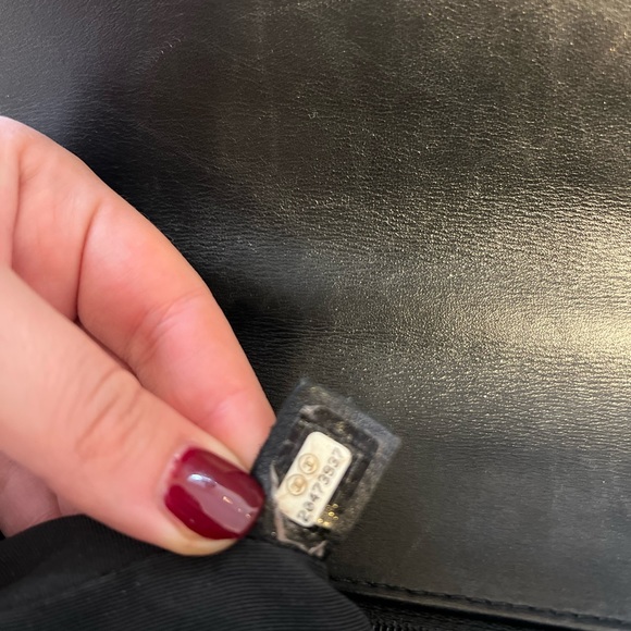 Calfskin Chevron Quilted Medium Chain Boy Flap Black - Picture 10 of 15